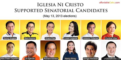 pampanga iglesia ni cristo bet for election